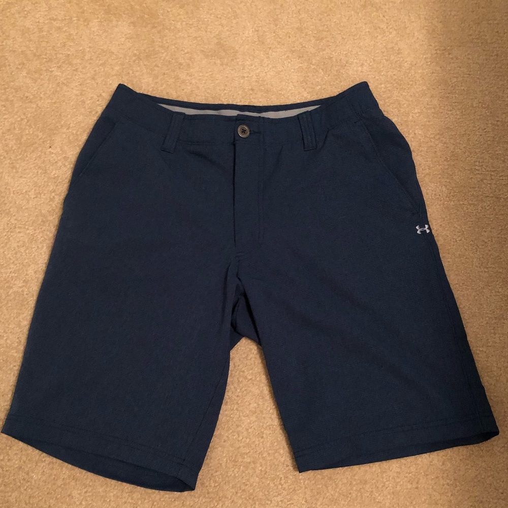 Navy Blue Under Armour Men’s Golf Shorts